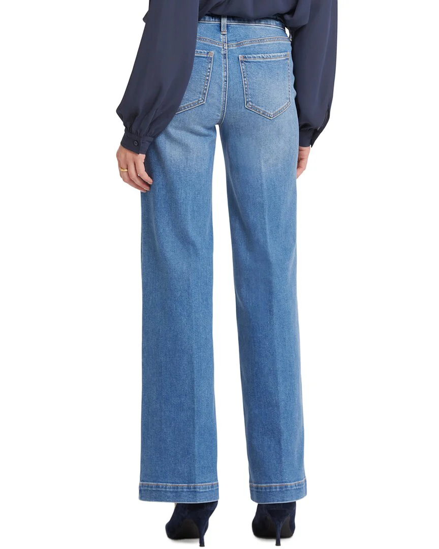 NYDJ Petite Teresa Water Canyon Wide Leg Jean