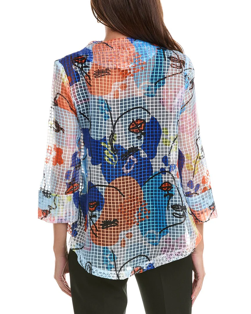 Joseph Ribkoff Sheer Check Jacket