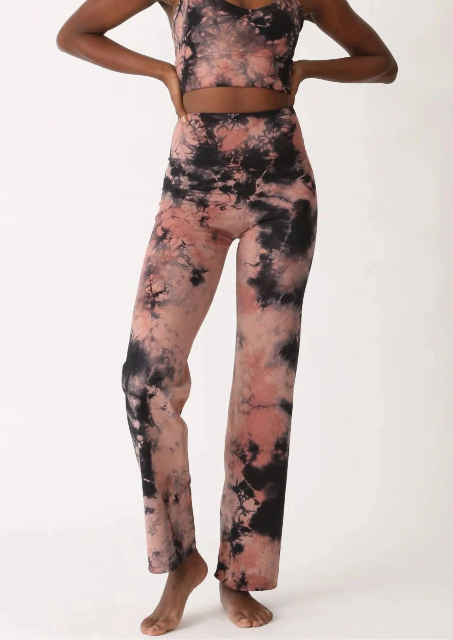 Ella Slim Fit Lounge Pant In Amber/onyx