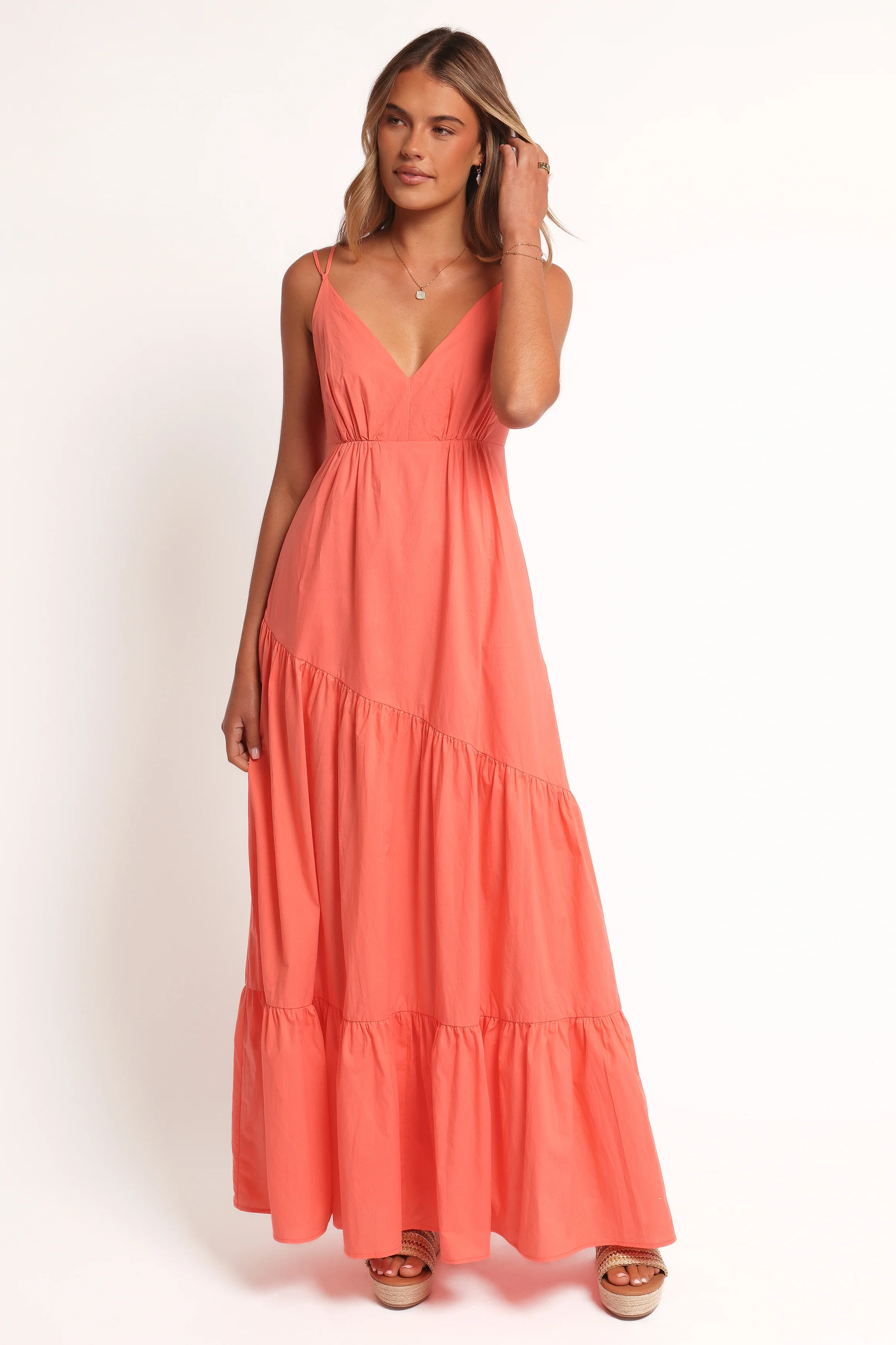 Forbes Maxi Dress - Coral