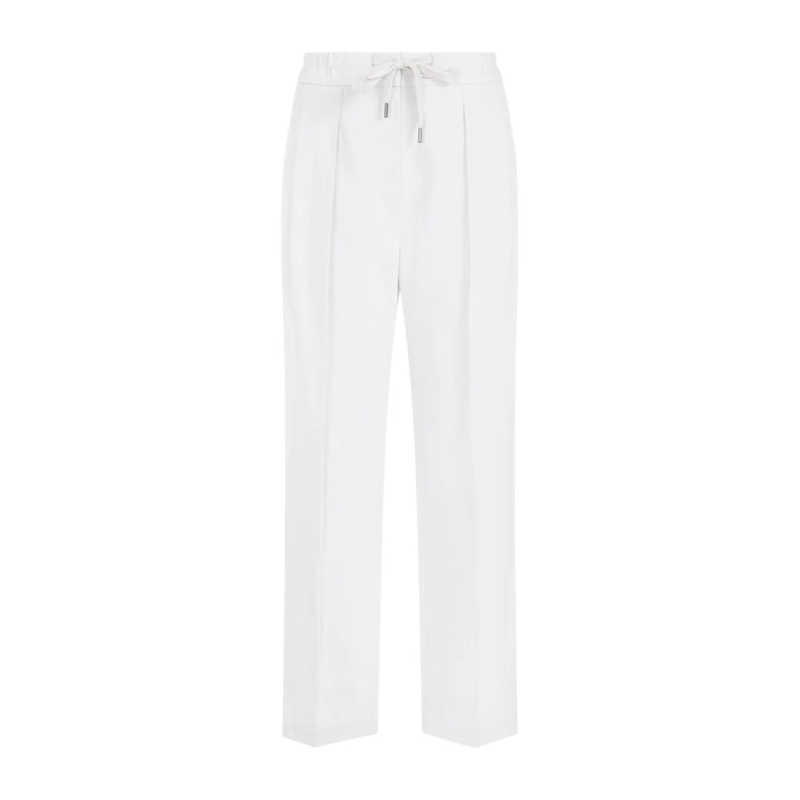 White Cotton Linen Pants