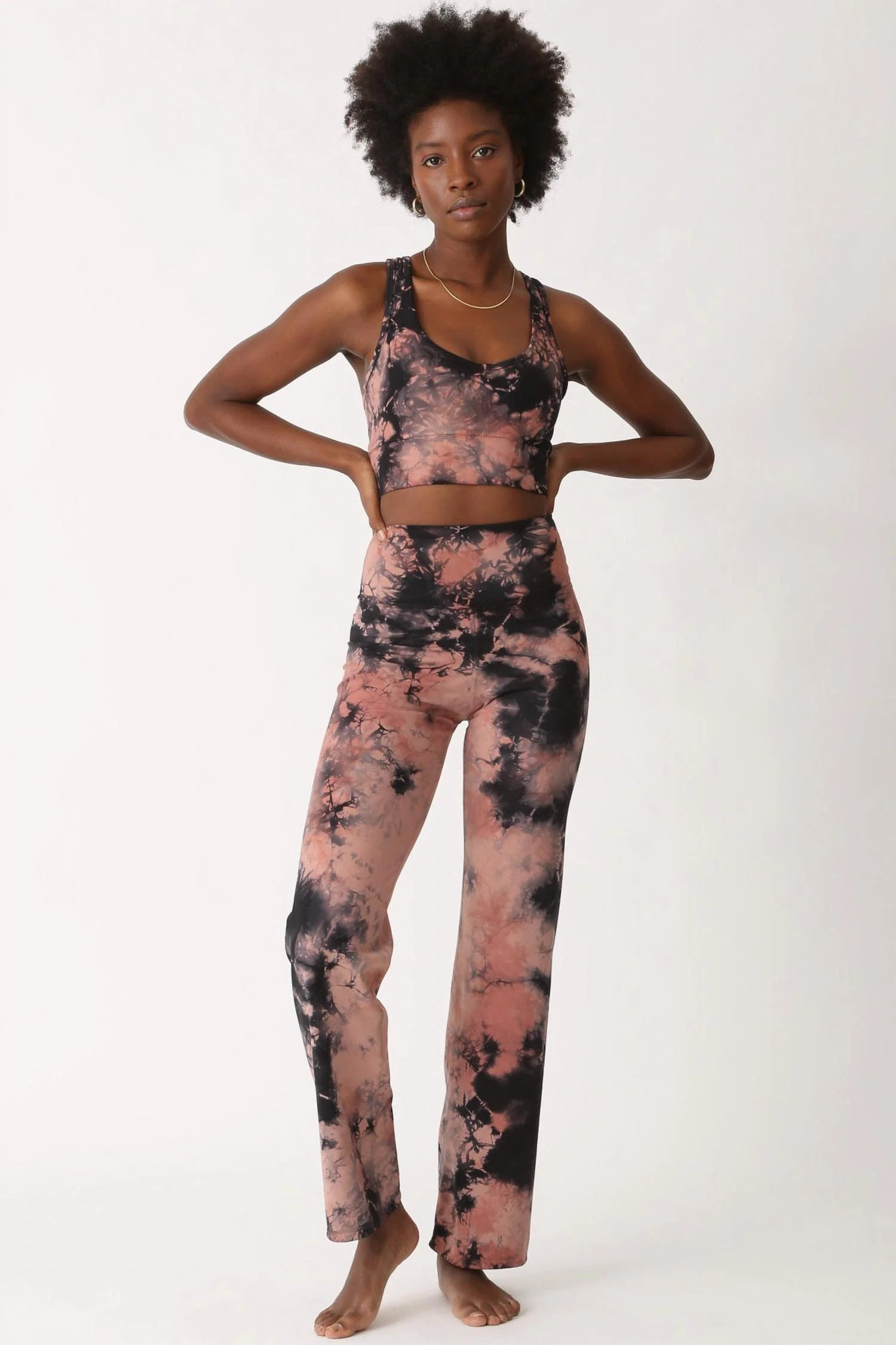 Ella Slim Fit Lounge Pant In Amber/onyx