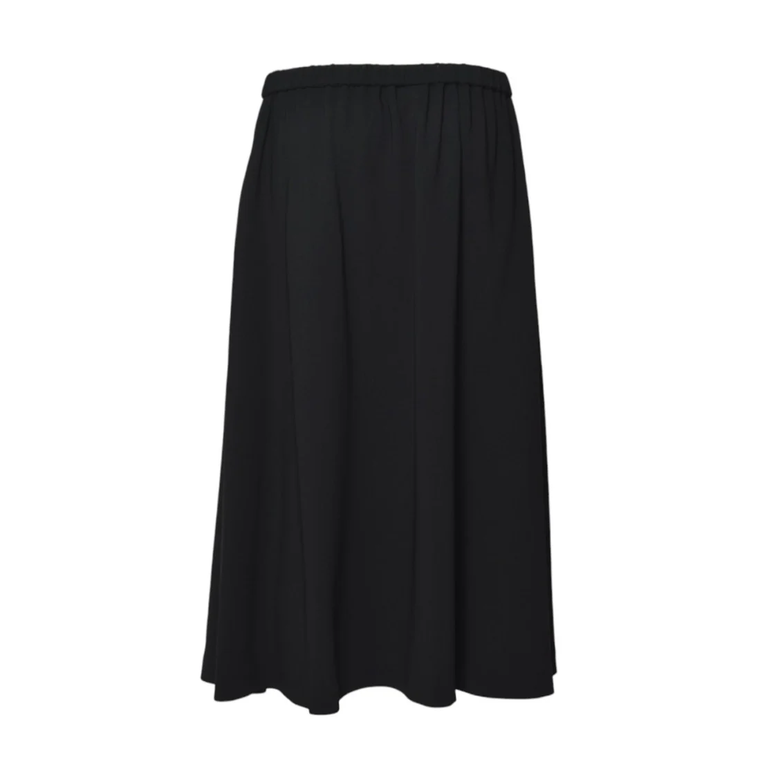 Midi Pencil Skirt In Triacetate Cady Crepe