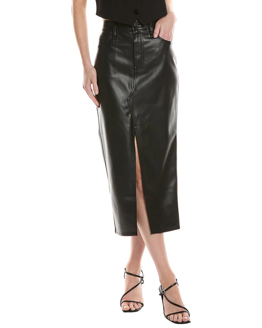 HUDSON Jeans Reconstructed Midi Skirt