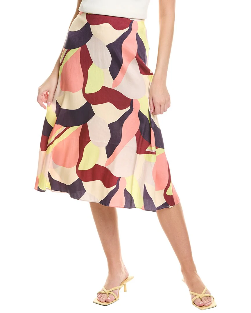 Marimekko Kreppi Kamelia Midi Skirt