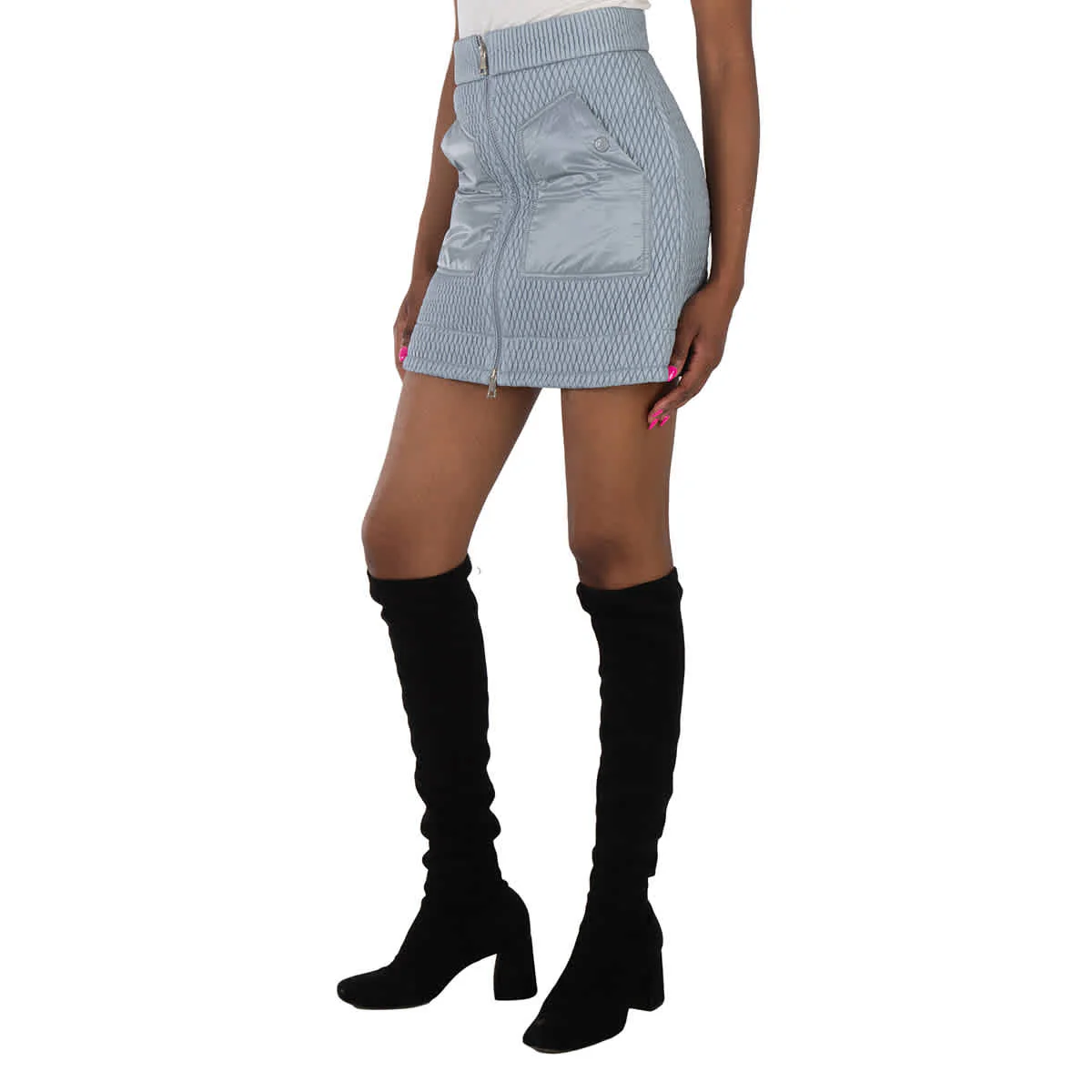 Moncler Quilted A-Line Skirt