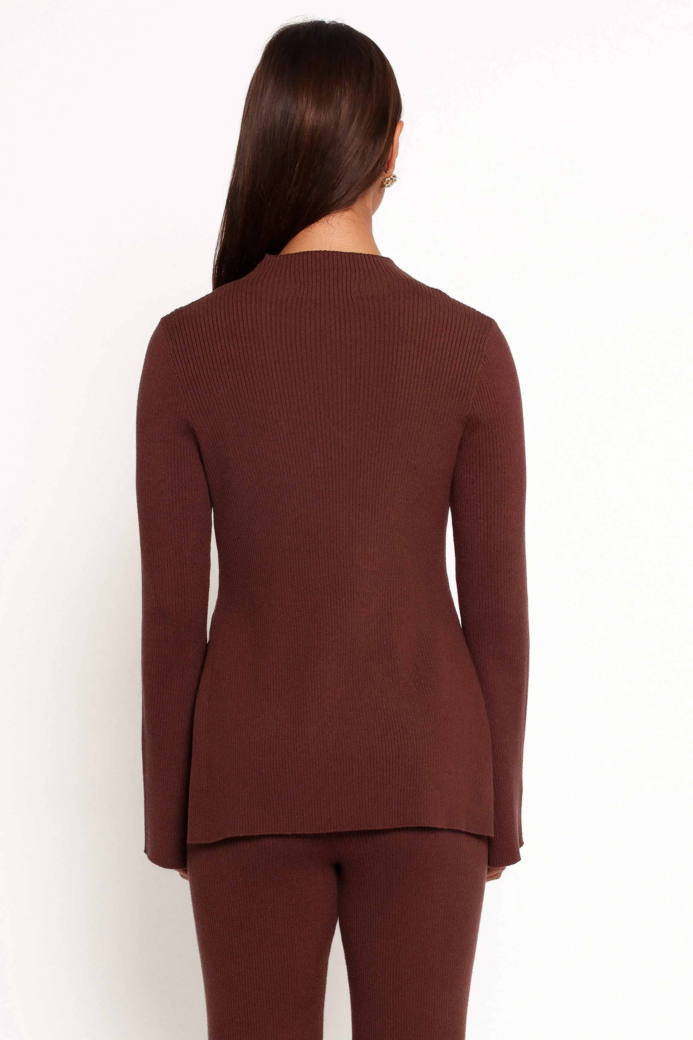Adrienne Knit Top - Chocolate