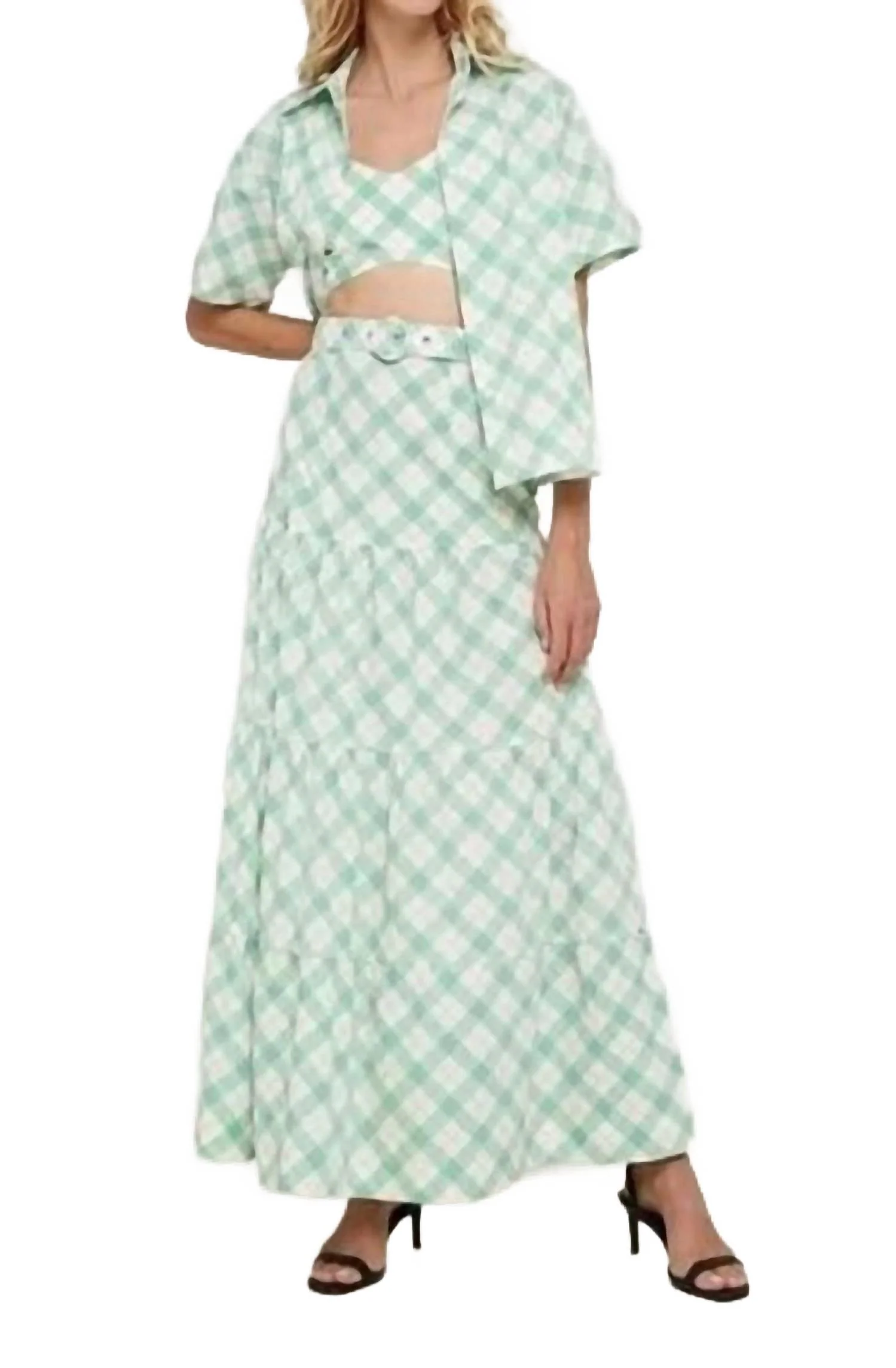 Tiered Maxi Skirt In Loft