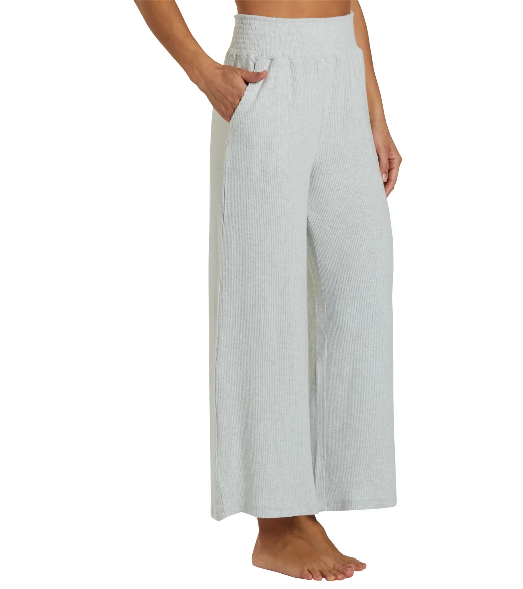 Spiritual Gangster Ballet Rib Wide Leg Pant
