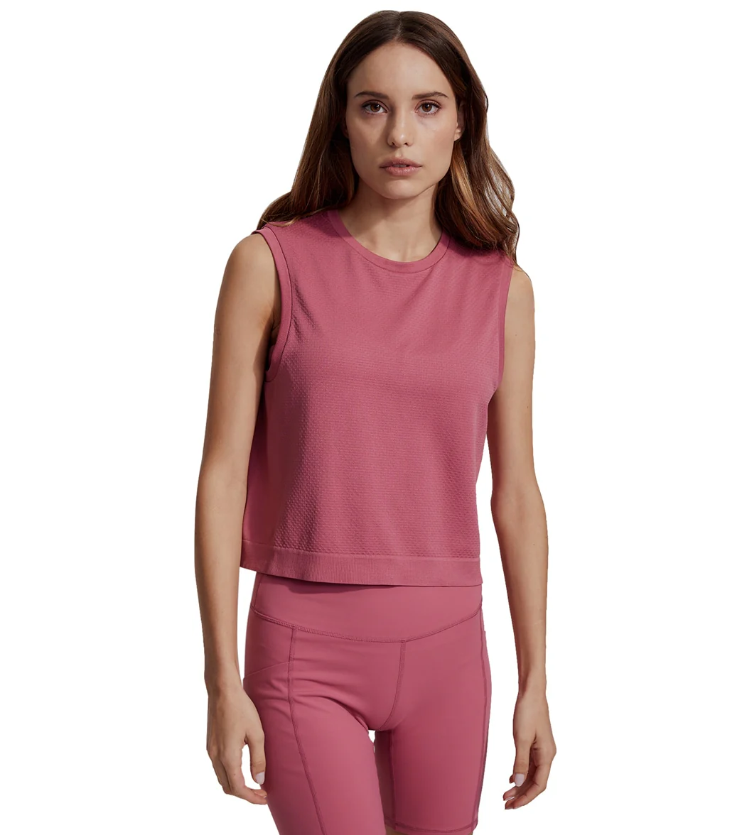 Varley Page Seamless Crop Tank