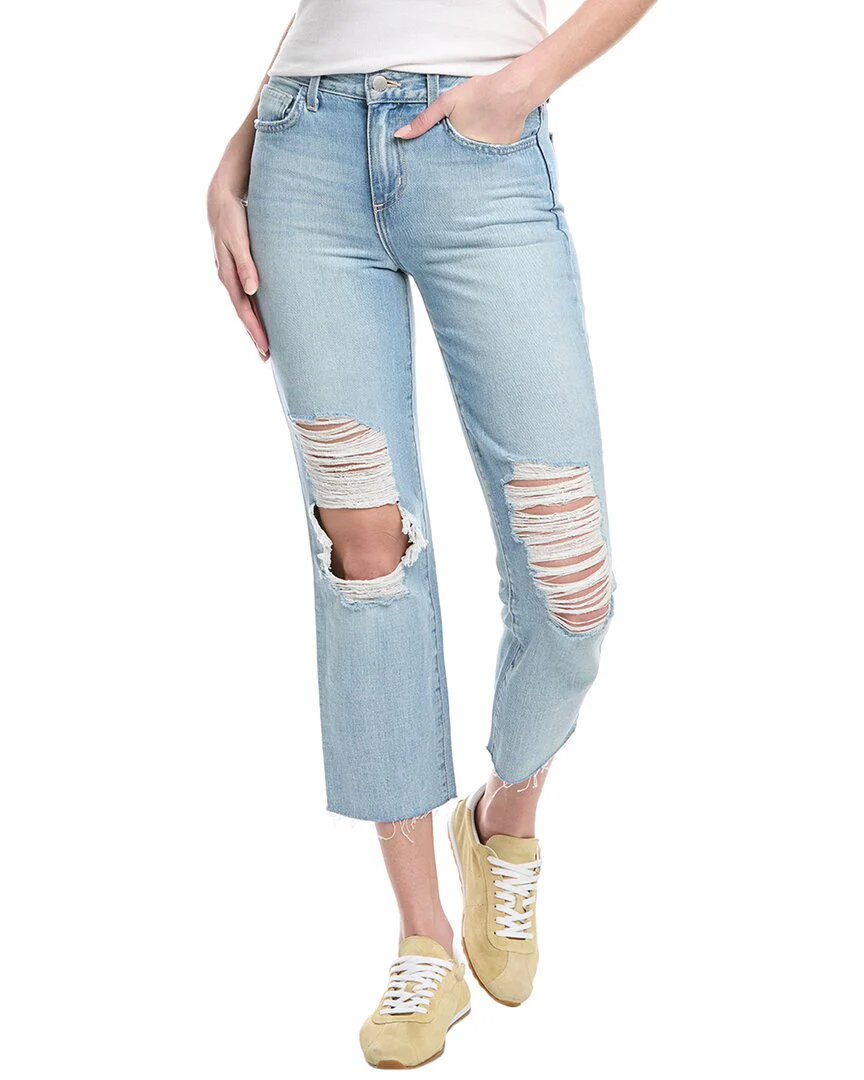 L'AGENCE Adele High-Rise Crop Stove Pipe Jean Celestine Jean