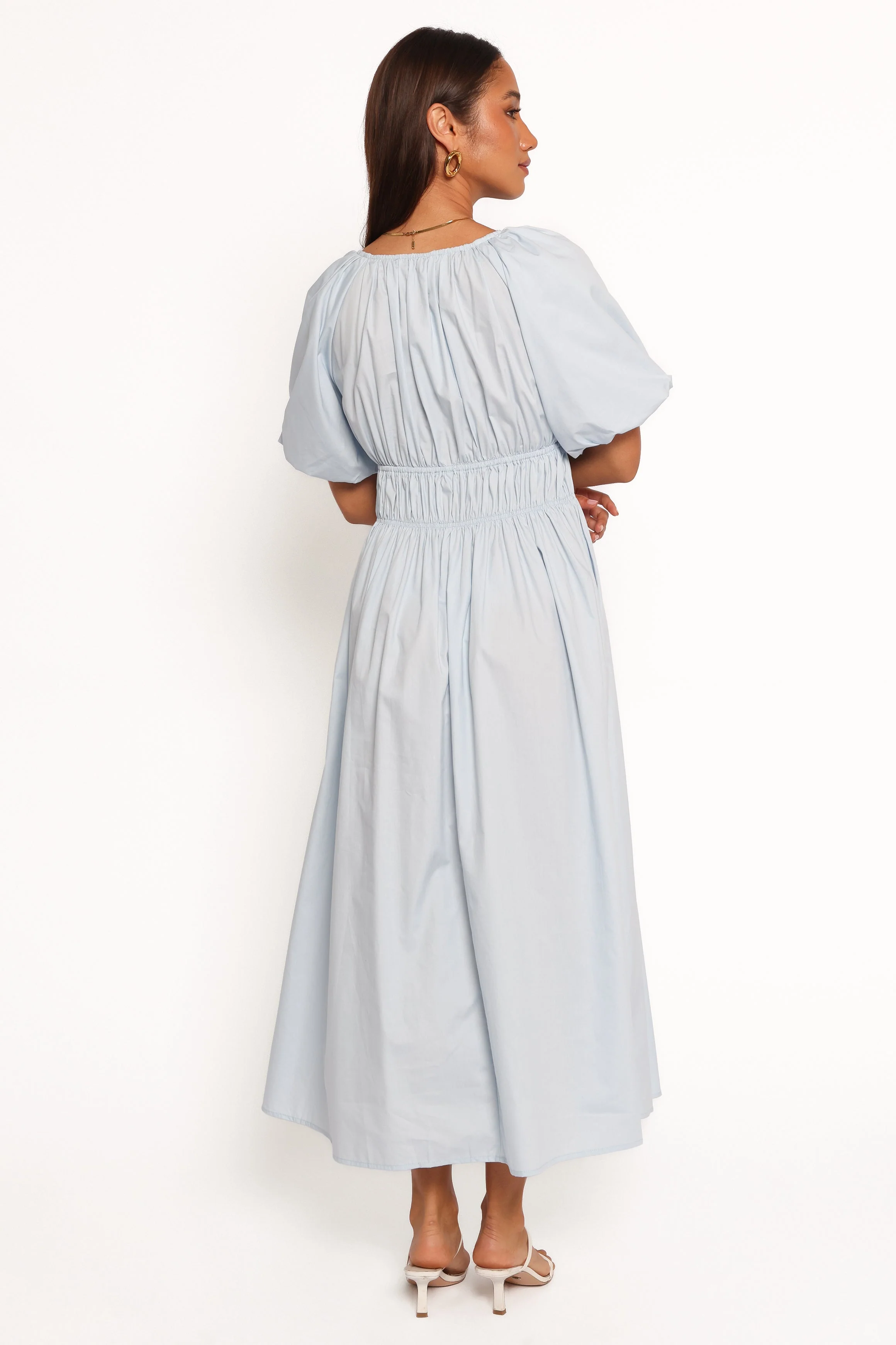 Rozie Midi Dress - Baby Blue