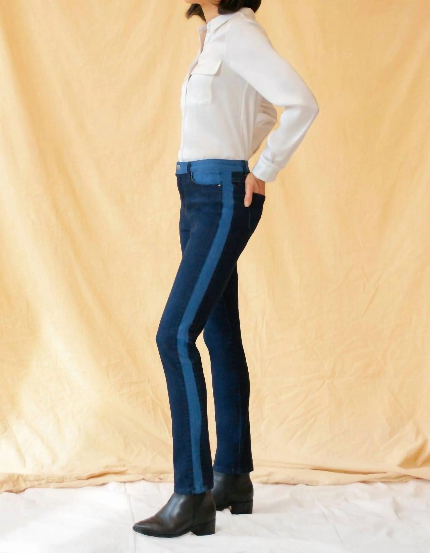 Kinney Skinny Jean In Dark Indigo
