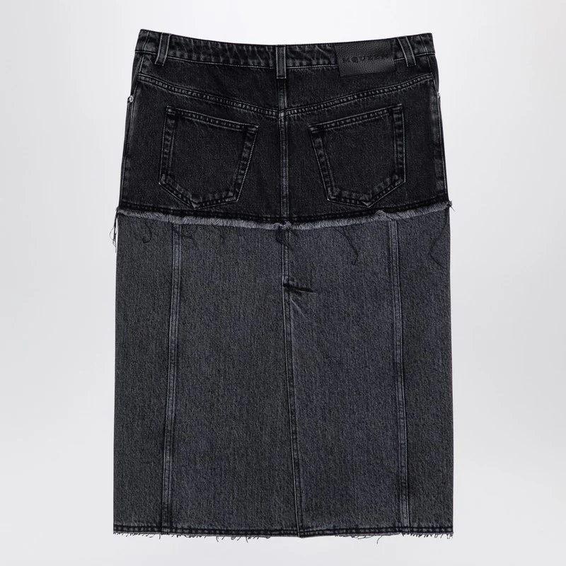 Alexander Mcqueen Women's Two-Tone blue Skirt
