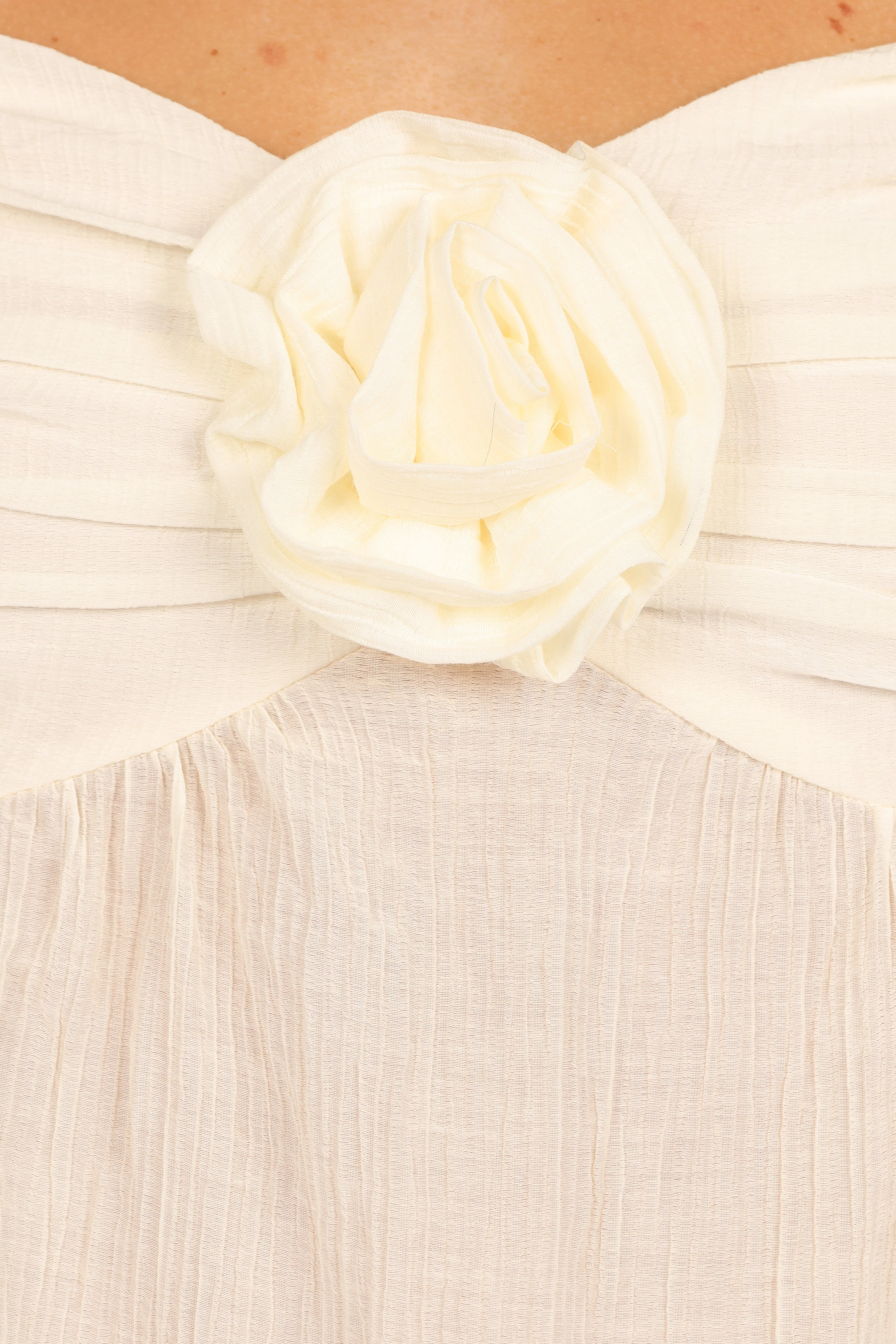 Emerson Rosette Top - Ivory