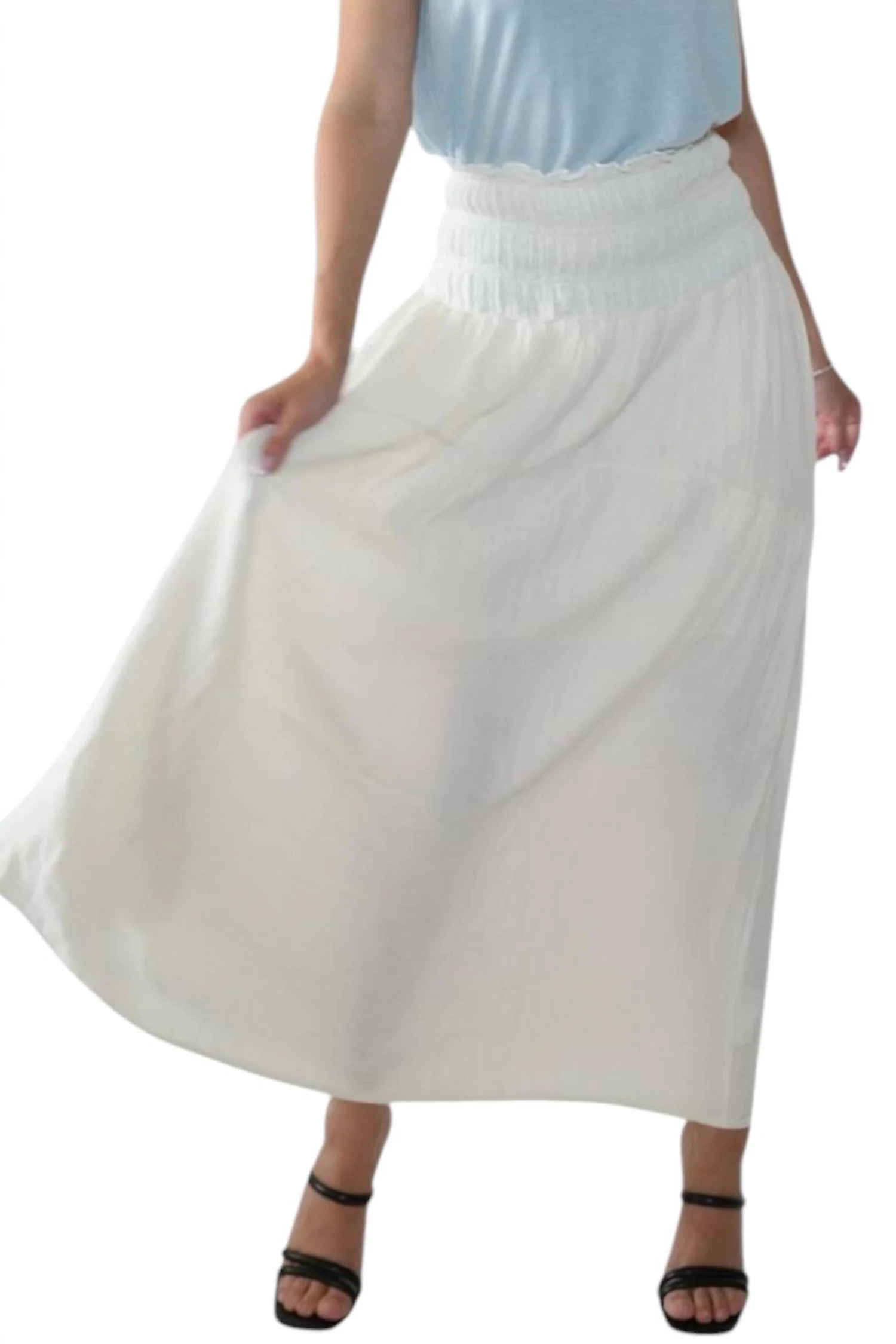 Athena Skirt White