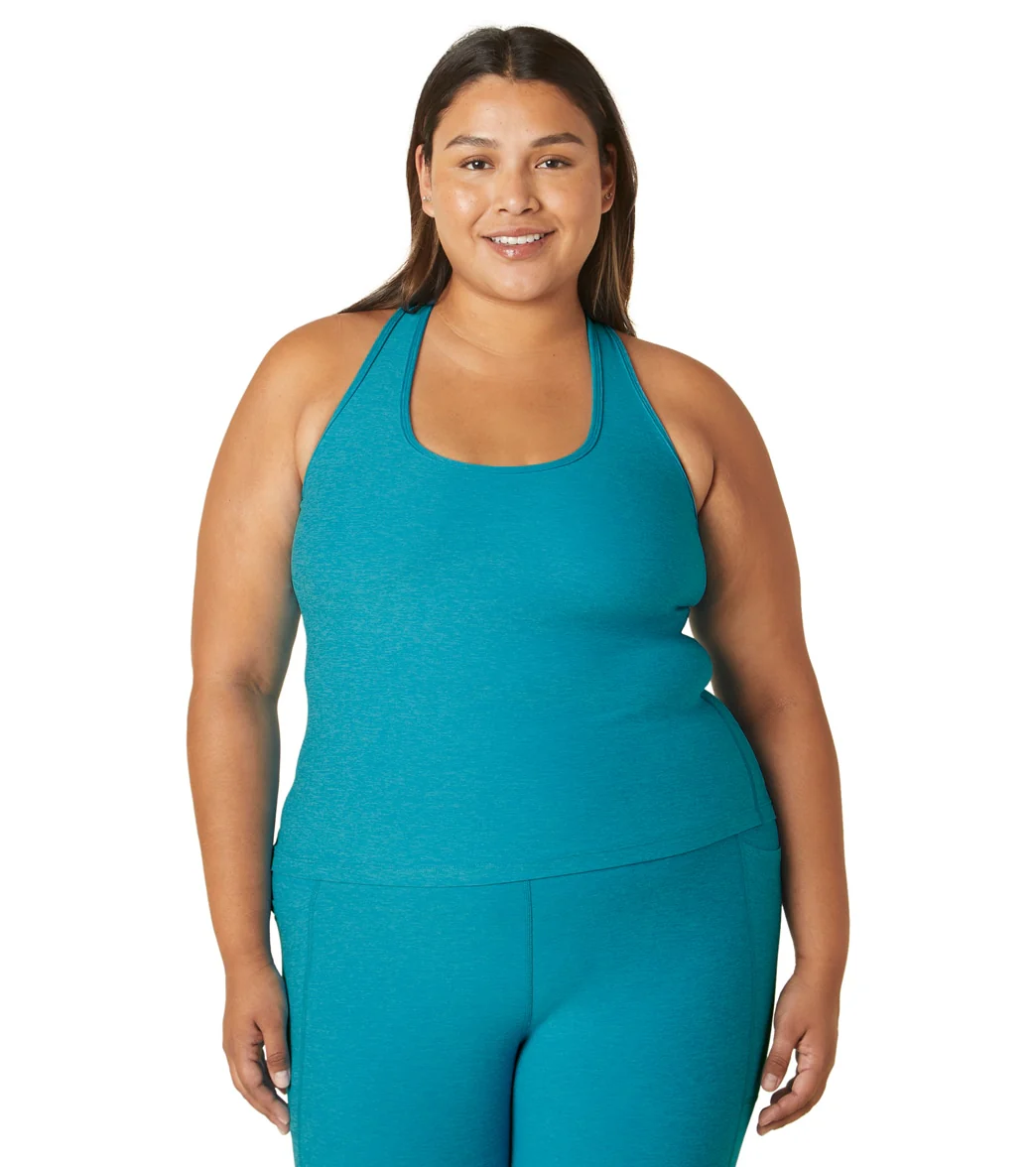 Beyond Yoga Plus Size Spacedye Step Up Racerback Tank