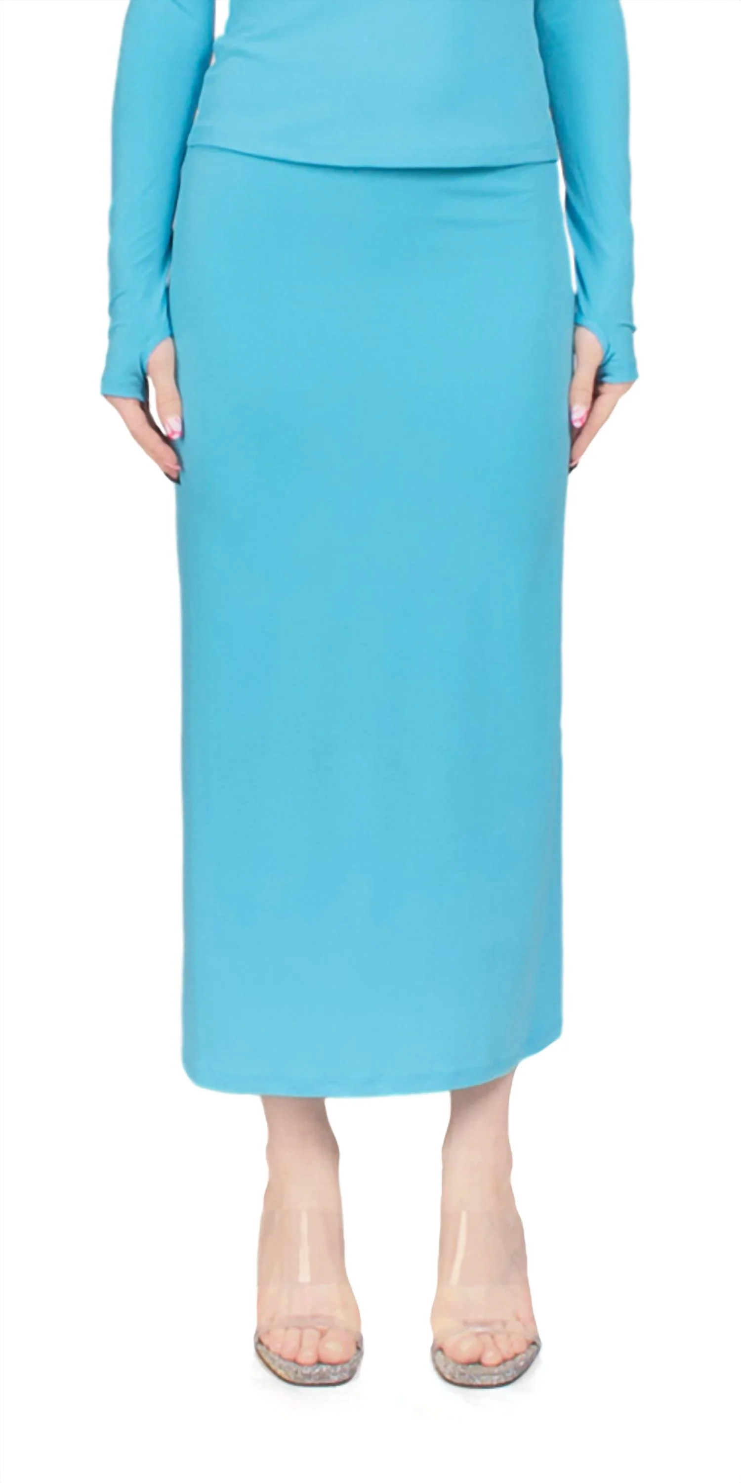 Axew Skirt In Turquoise
