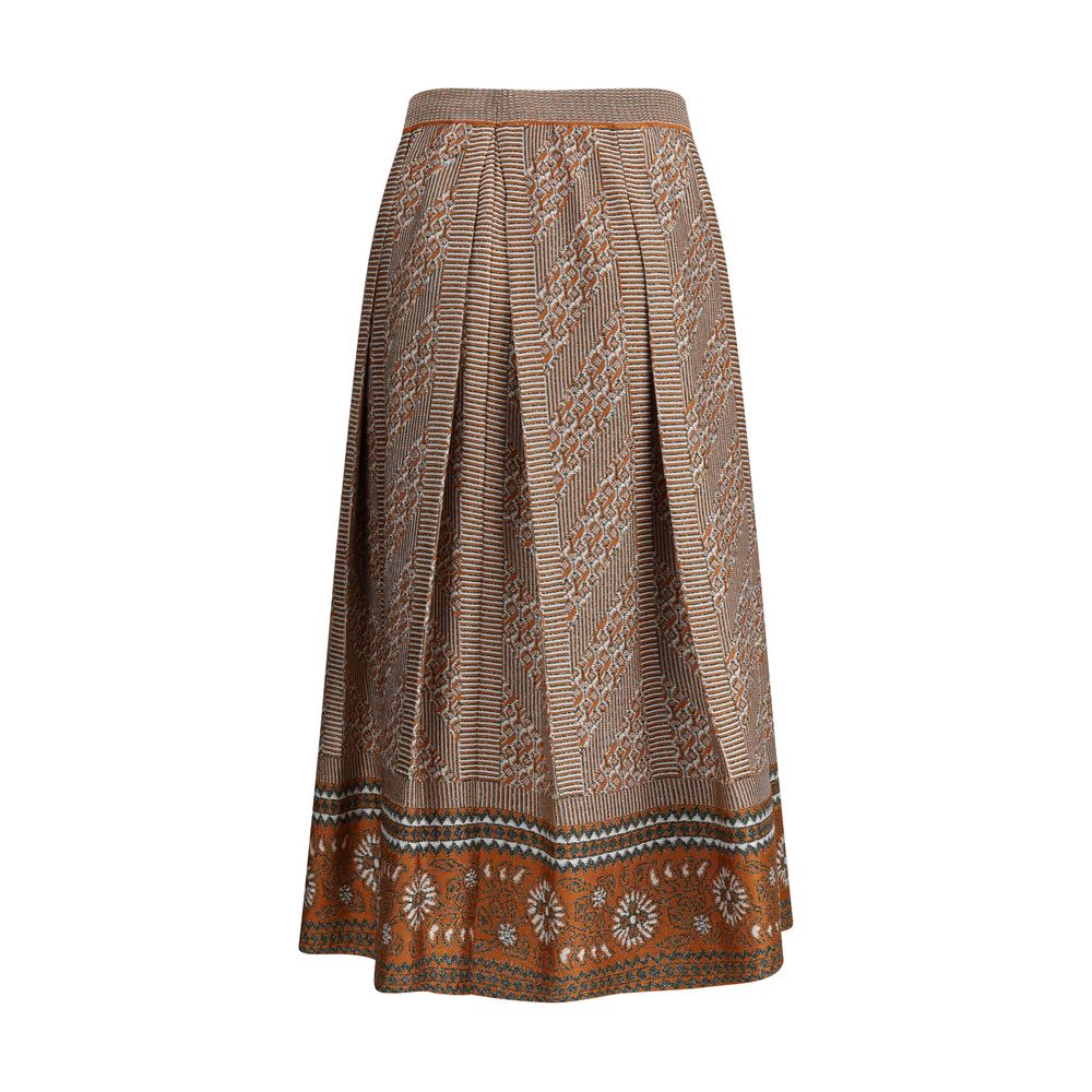 Valentino Knit lurex midi Women's Skirt