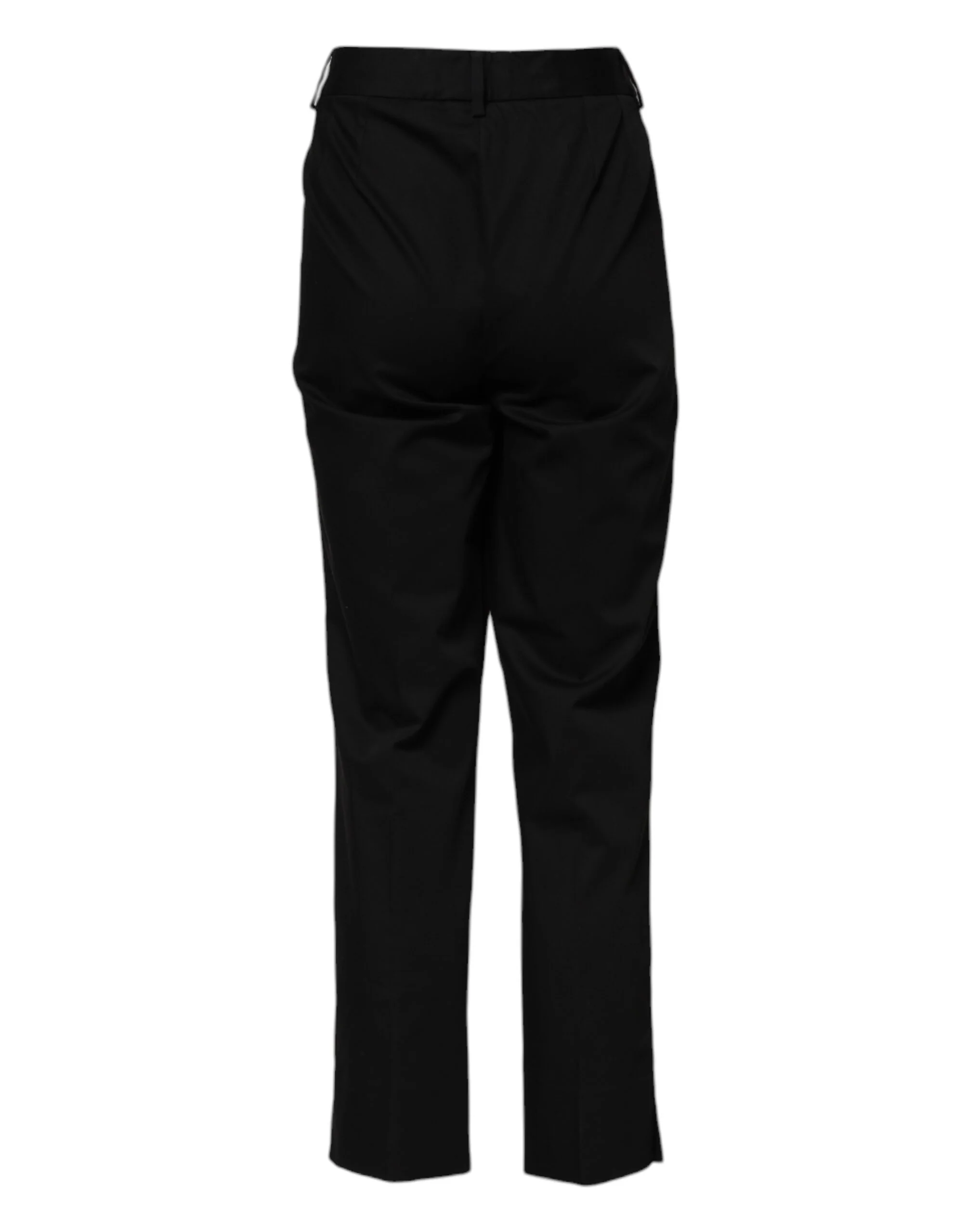 Dolce & Gabbana Cotton High Waist Formal Women's Pants