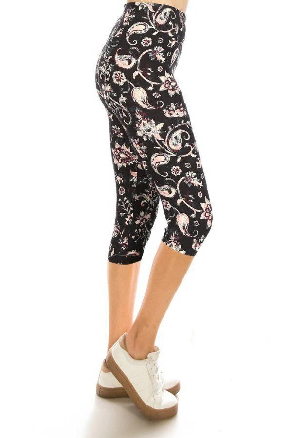 FASHNZFAB Print Capri Leggings