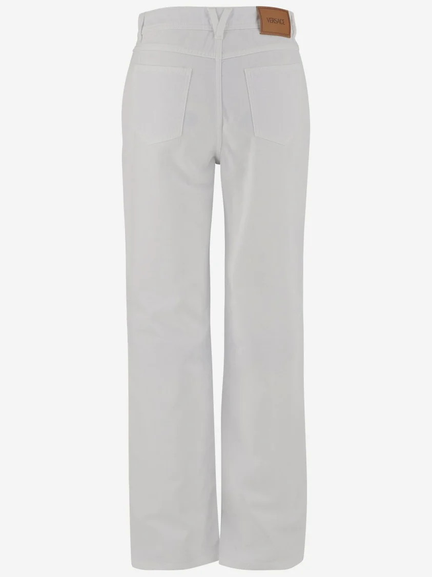 Medusa Cotton Denim Jeans '95