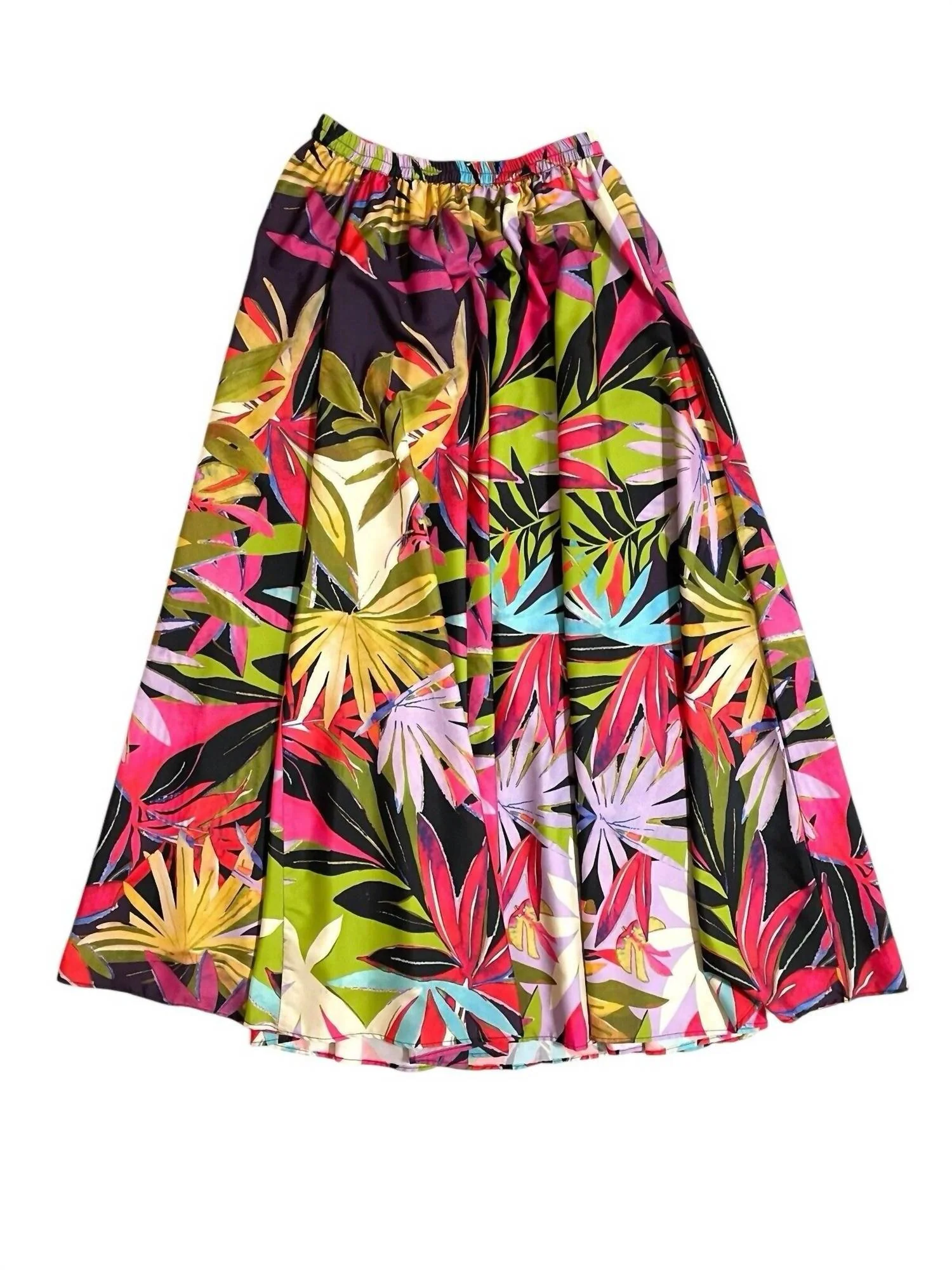 Women's Floral Botanical Print Maxi Skirt In Multicolor