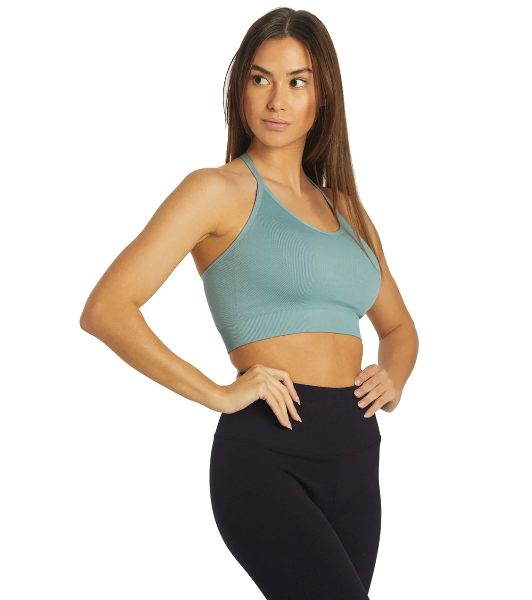 Spiritual Gangster Icon T-Back Sports Bra