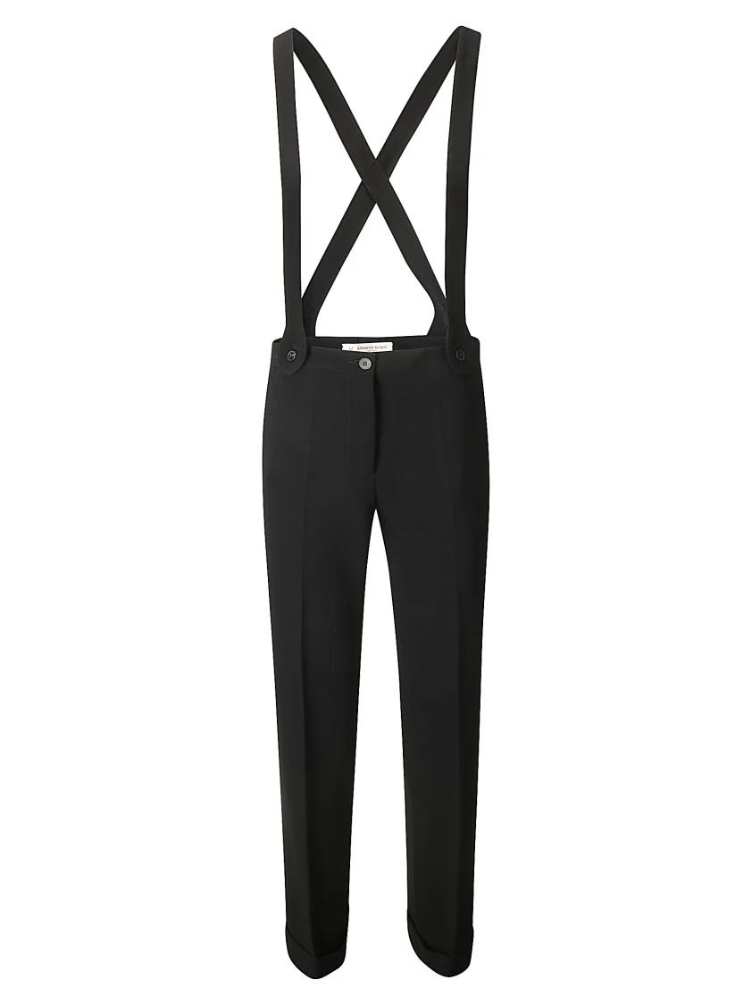 Straight Leg Suspender Trousers