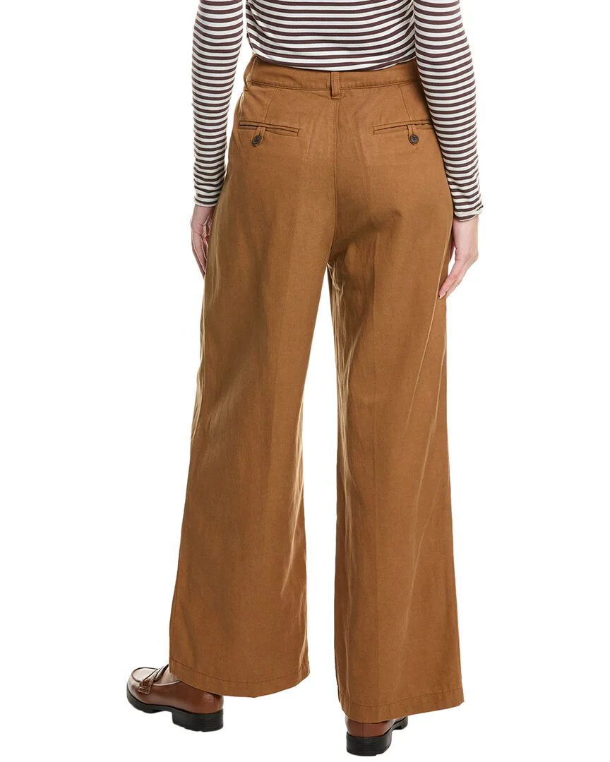 Madewell Harlow Linen-Blend Wide Leg Pant