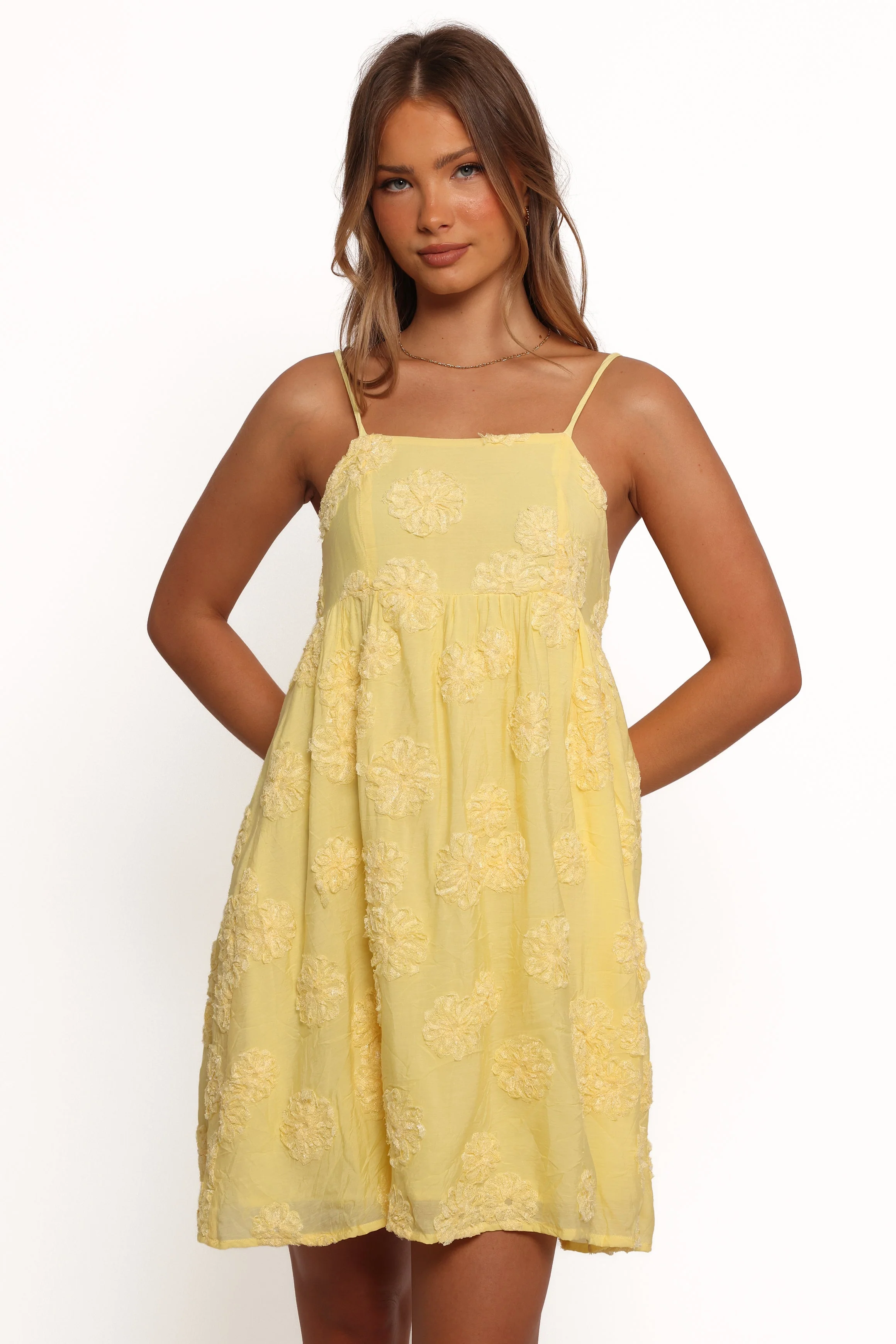 Giana Mini Dress - Yellow