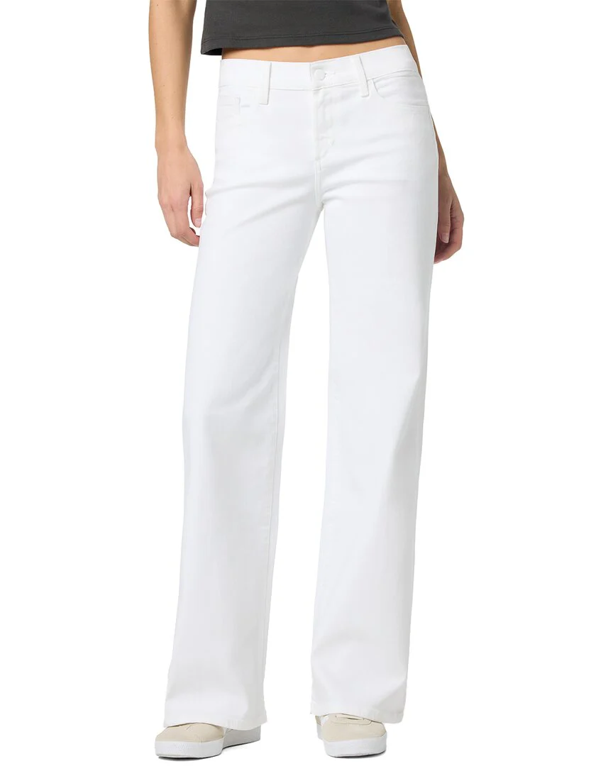 JOE'S Jeans Low-Rise Wide Leg White Jean