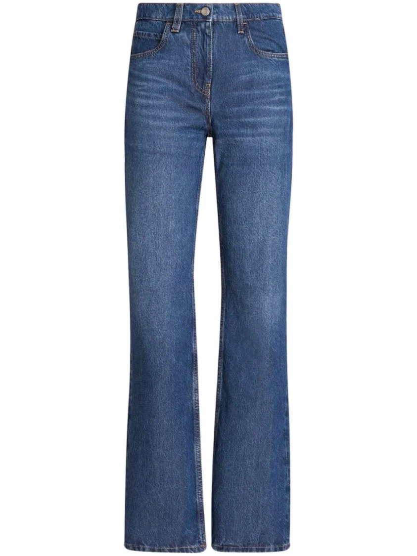 Wide Leg Denim Jeans