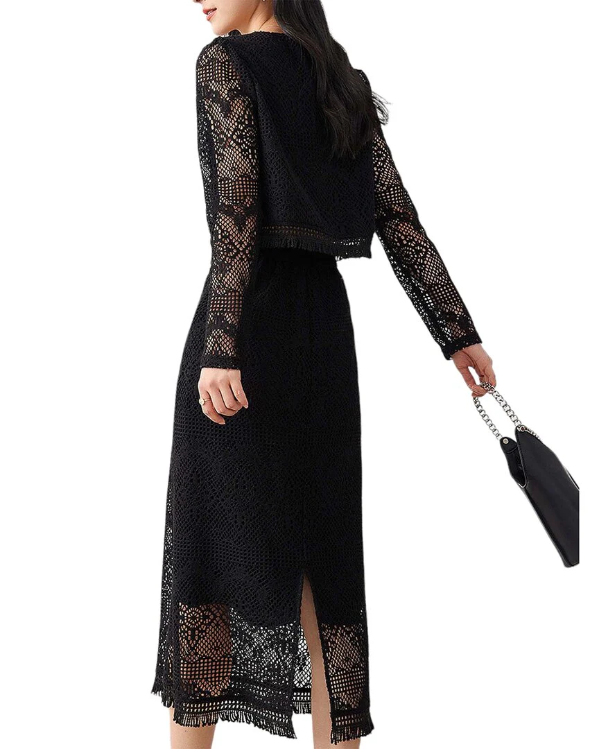 OUNIXUE 2pc Blazer & Skirt Set