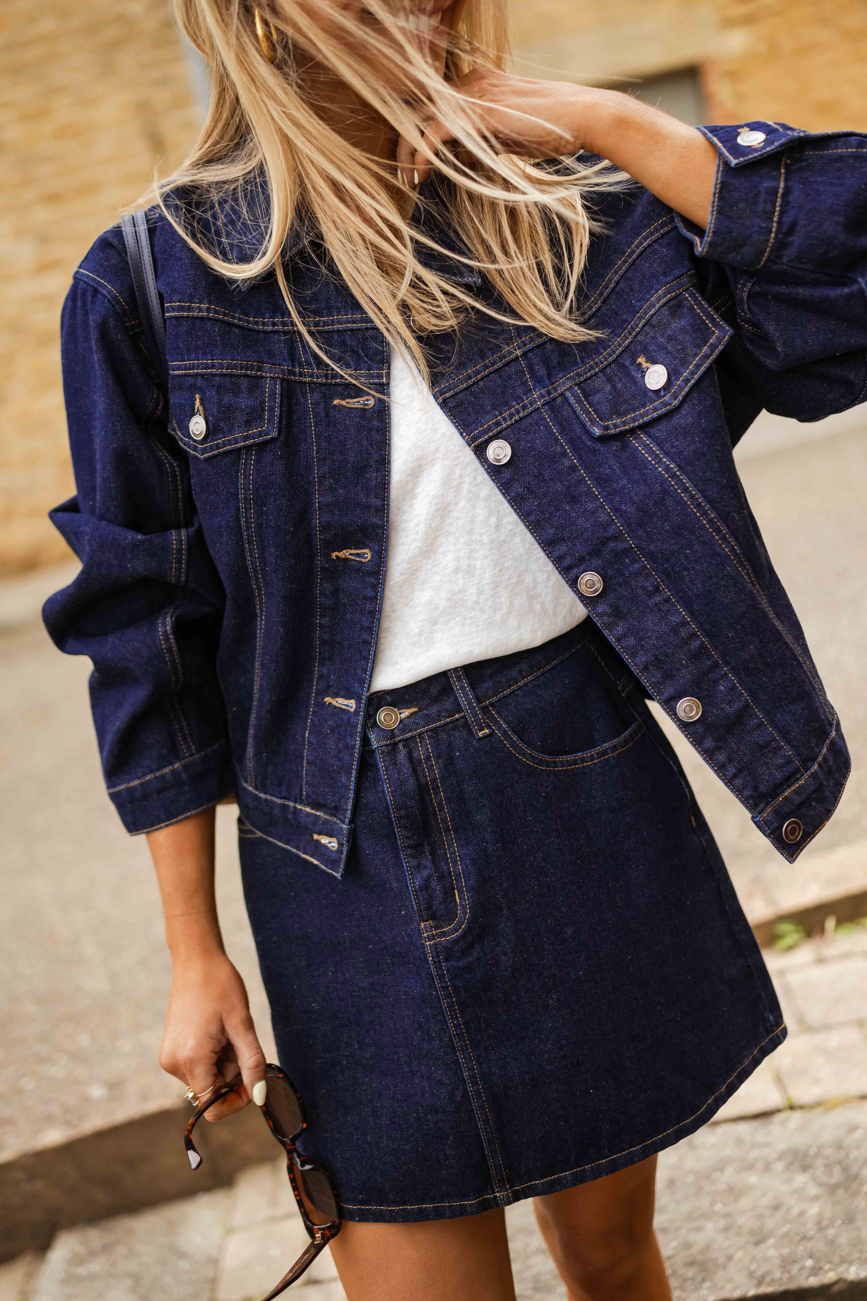 Dark Blue Denim Roma Jacket