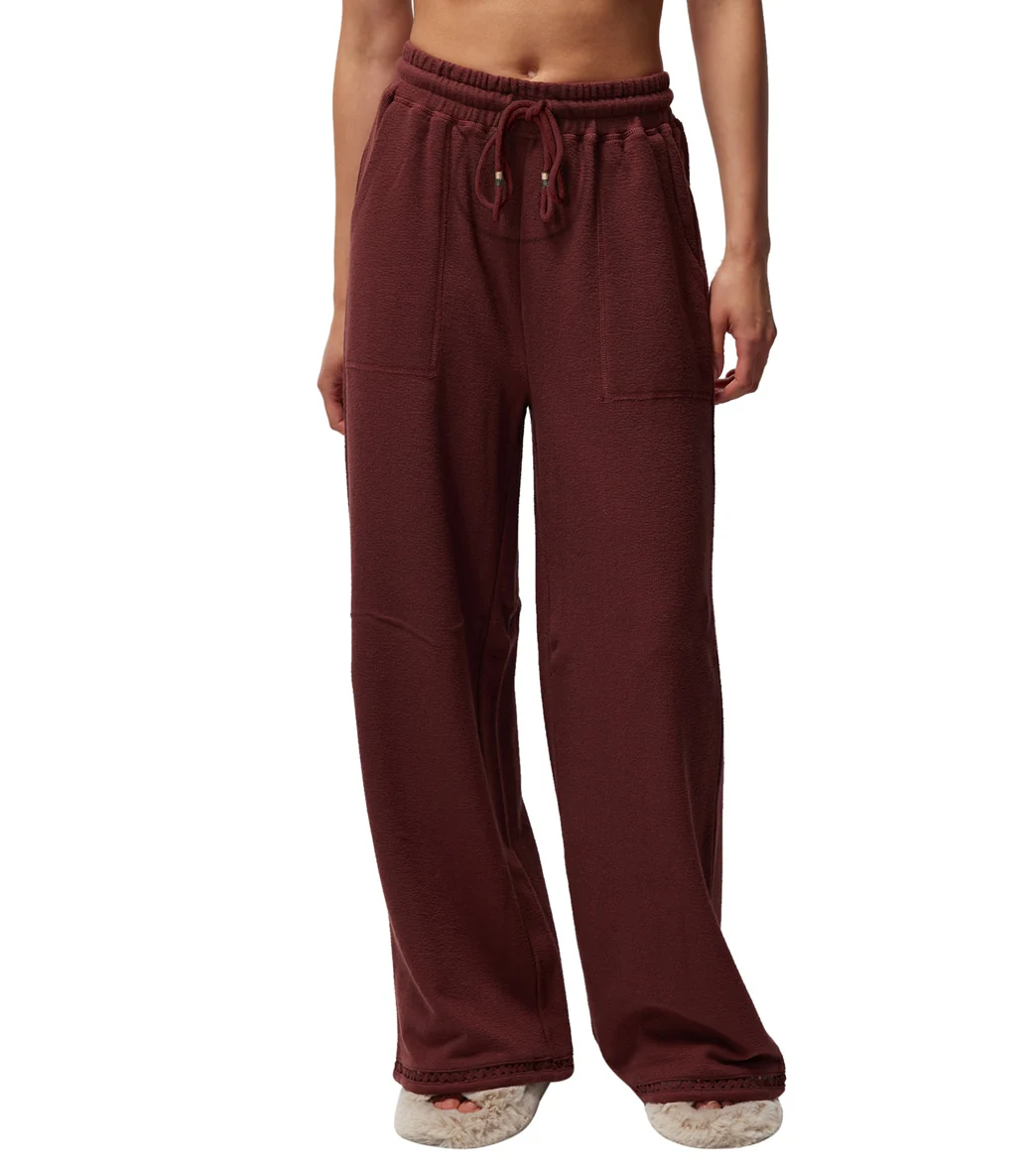 Spiritual Gangster Lofty Slub Rib Claudia Wide Leg Pant