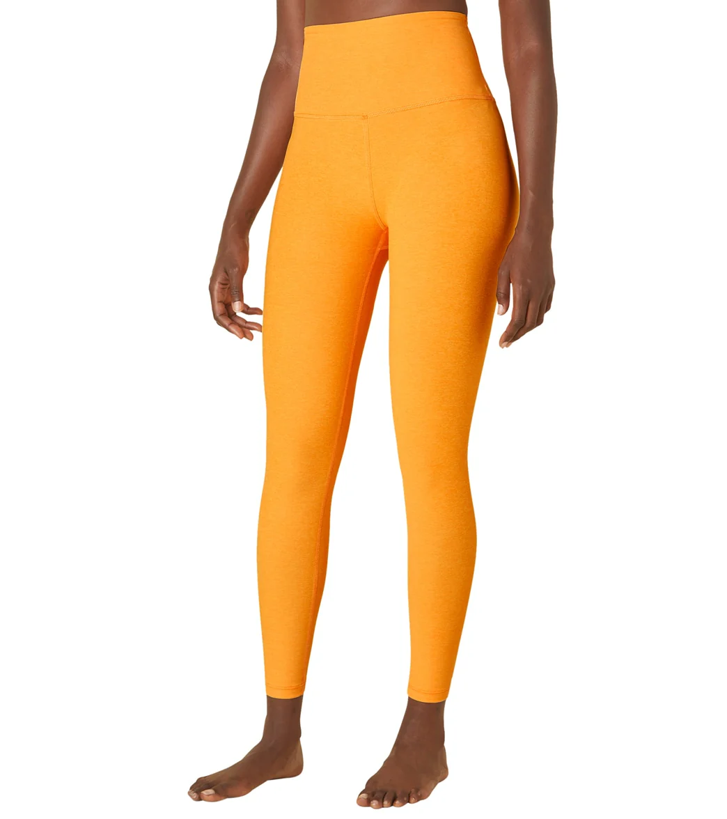 Beyond Yoga Spacedye High Waisted Caught In The Midi 7/8 Yoga Leggings Mango Pop Heather