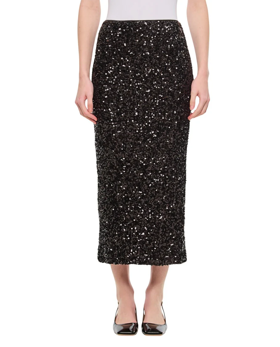 Sequin Midi Pencil Skirt
