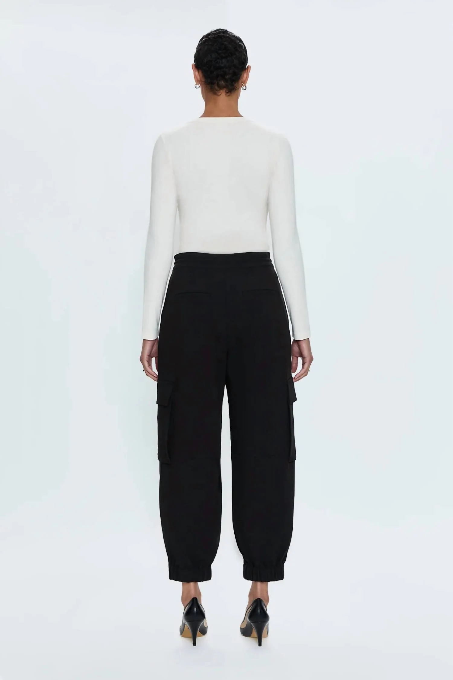 Dakota Cargo Jogger Pant In Black
