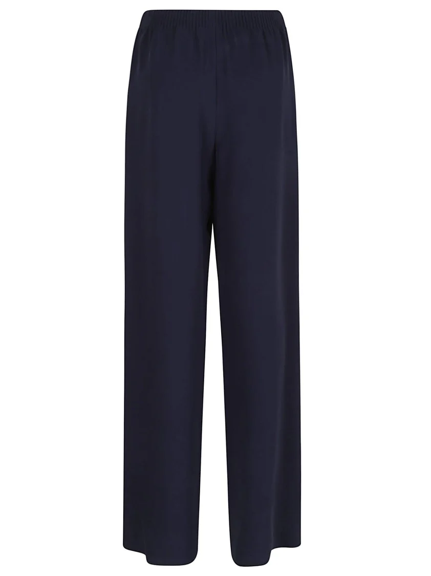 Indigo Blue Silk Trousers