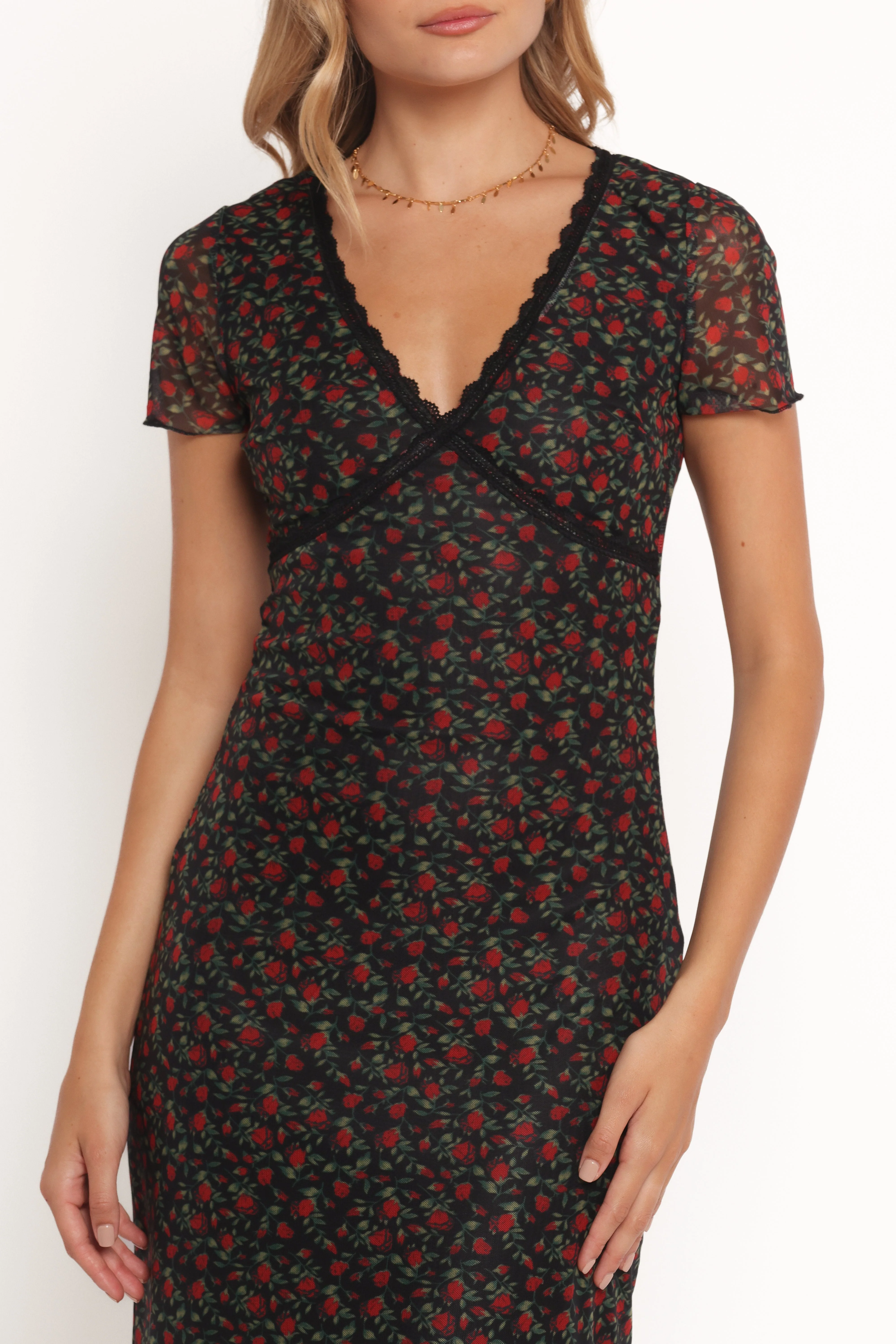 Neve Maxi Dress - Rose Print