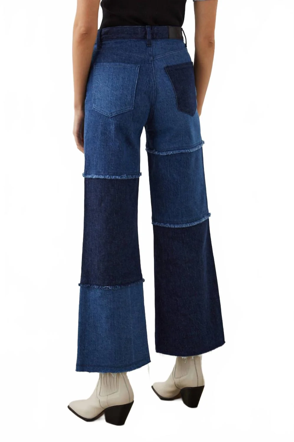 Getty Patchwork Jean In Indigo