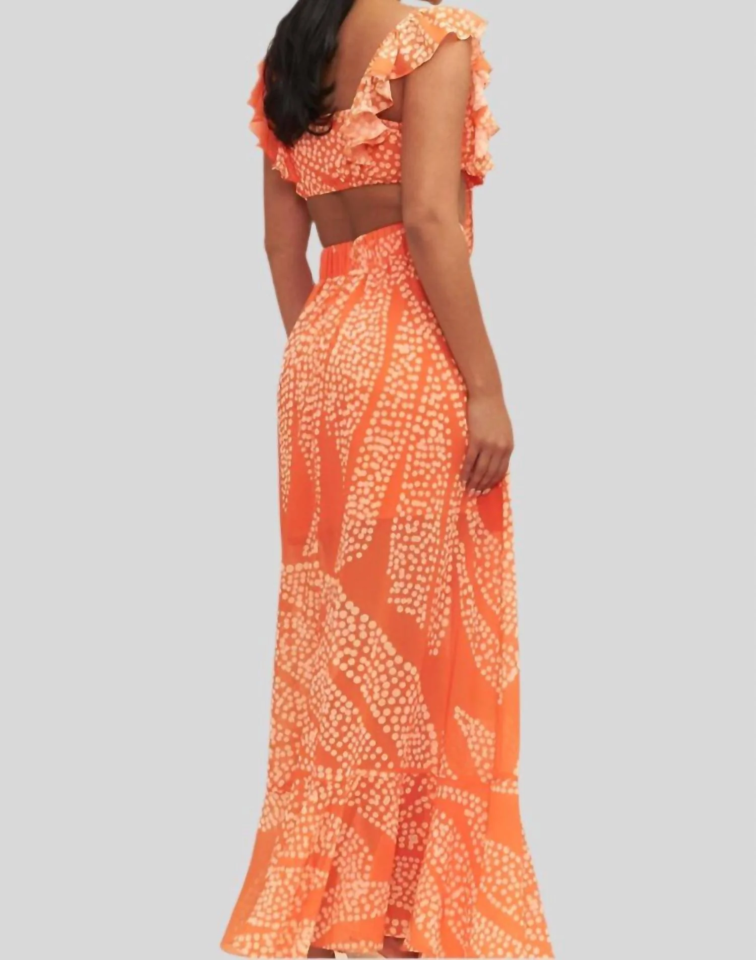 Sun Glow Set In Orange