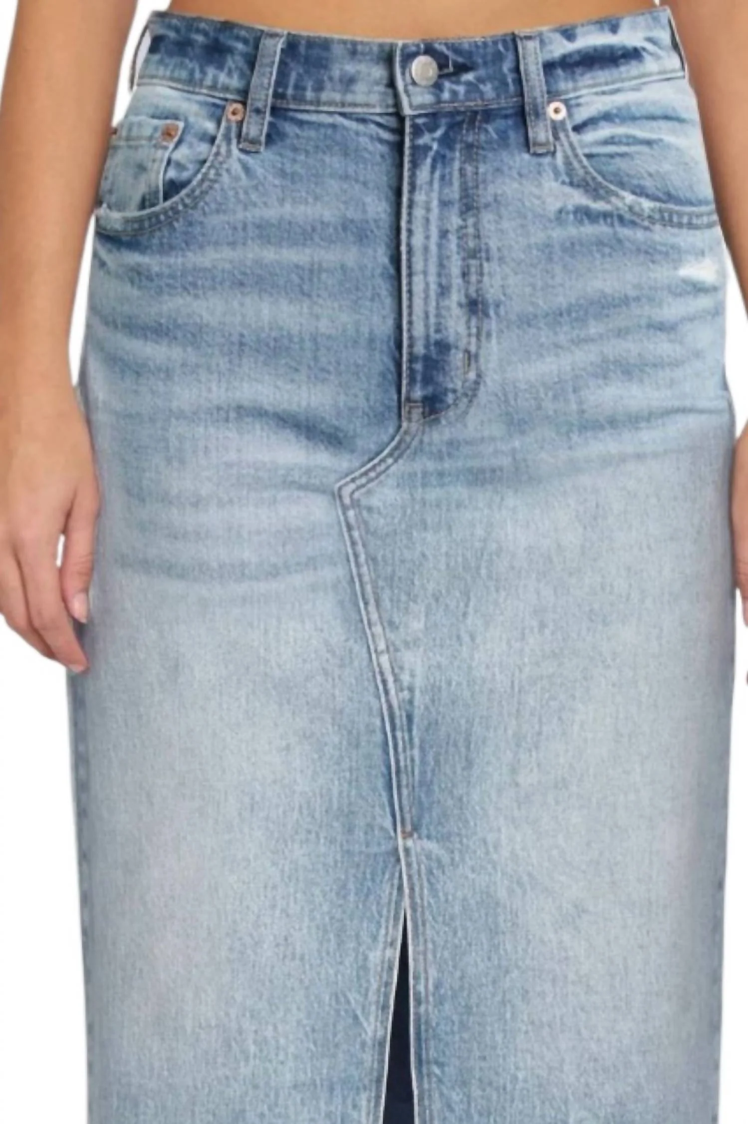 Girl Next Door Maxi Skirt In Fools Gold