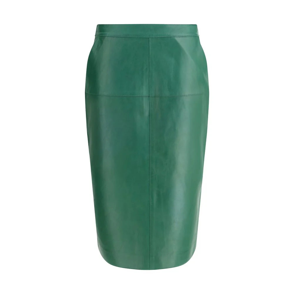 P.A.R.O.S.H. Leather midi Women's Skirt