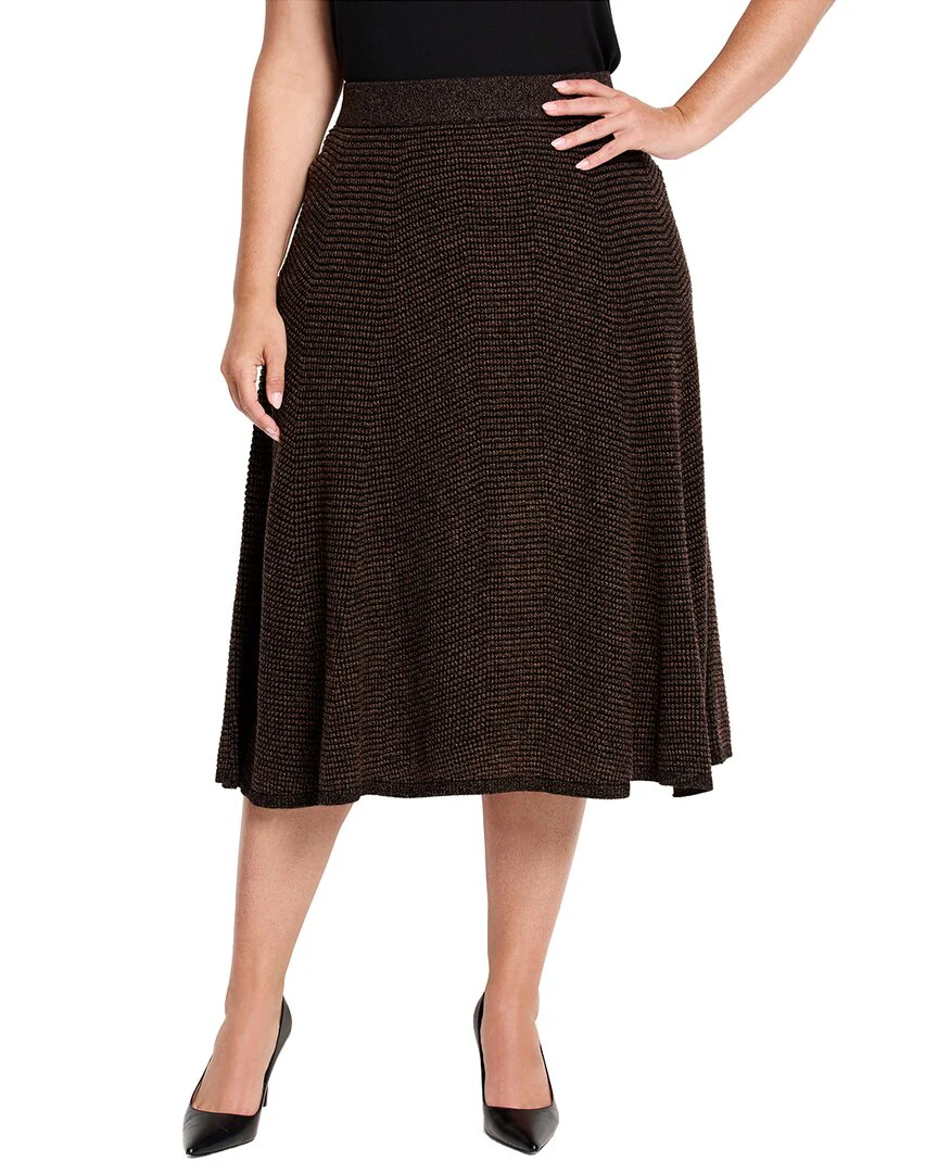 NIC+ZOE Plus Pixel Knit Skirt