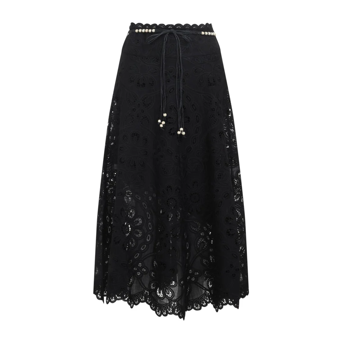 Rhiannon Embroidered Midi Skirt