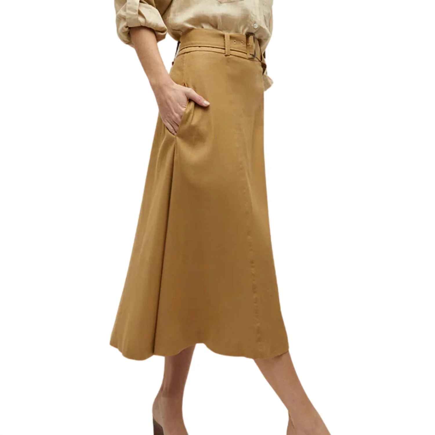 Arwen Skirt In Desert Khaki