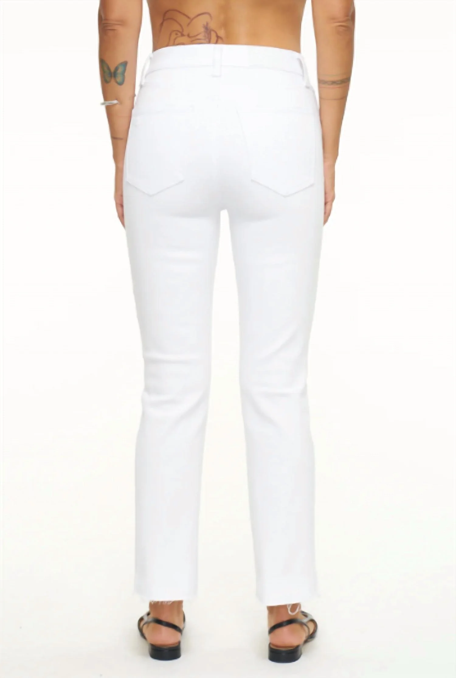 Lennon Cloud High Rise Pants In White