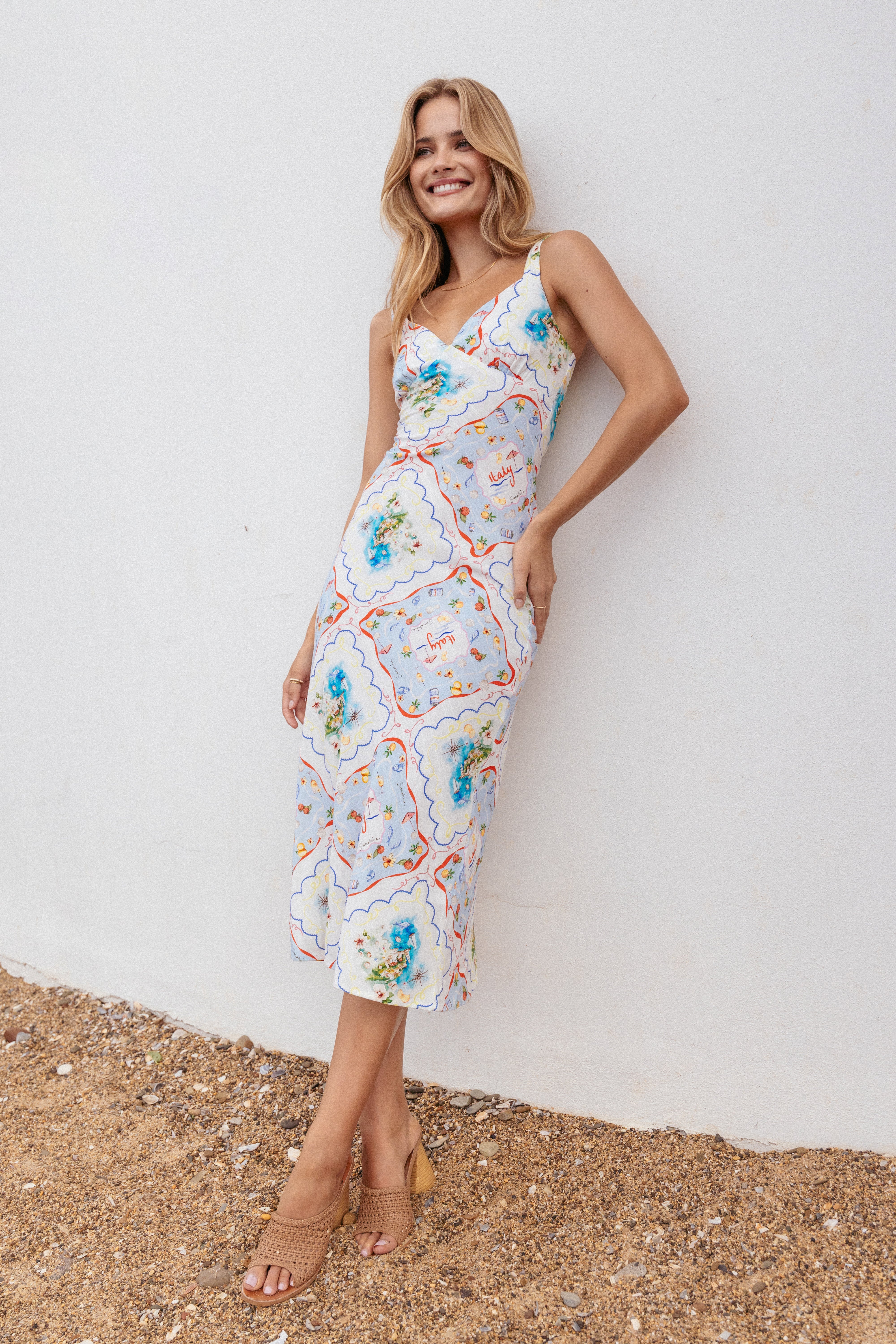 Zinnia Midi Dress - Lucia